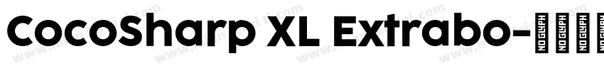 CocoSharp XL Extrabo字体转换